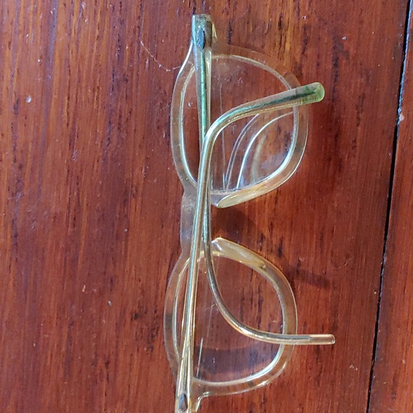 Vintage eye glasses frames yellow - Picture 10 of 10